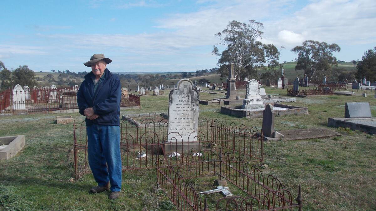 Bombala Cemetery Committee chairman Peter Williams.
