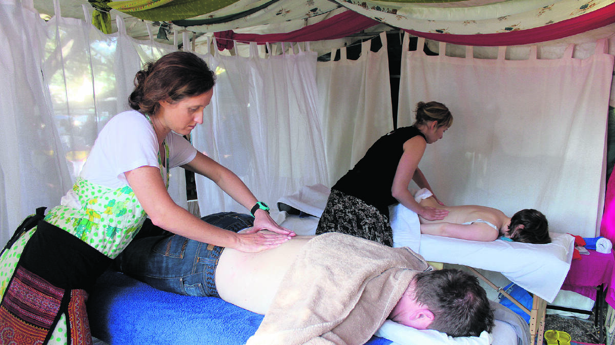 Treat yourself to a relaxing massage at the markets.