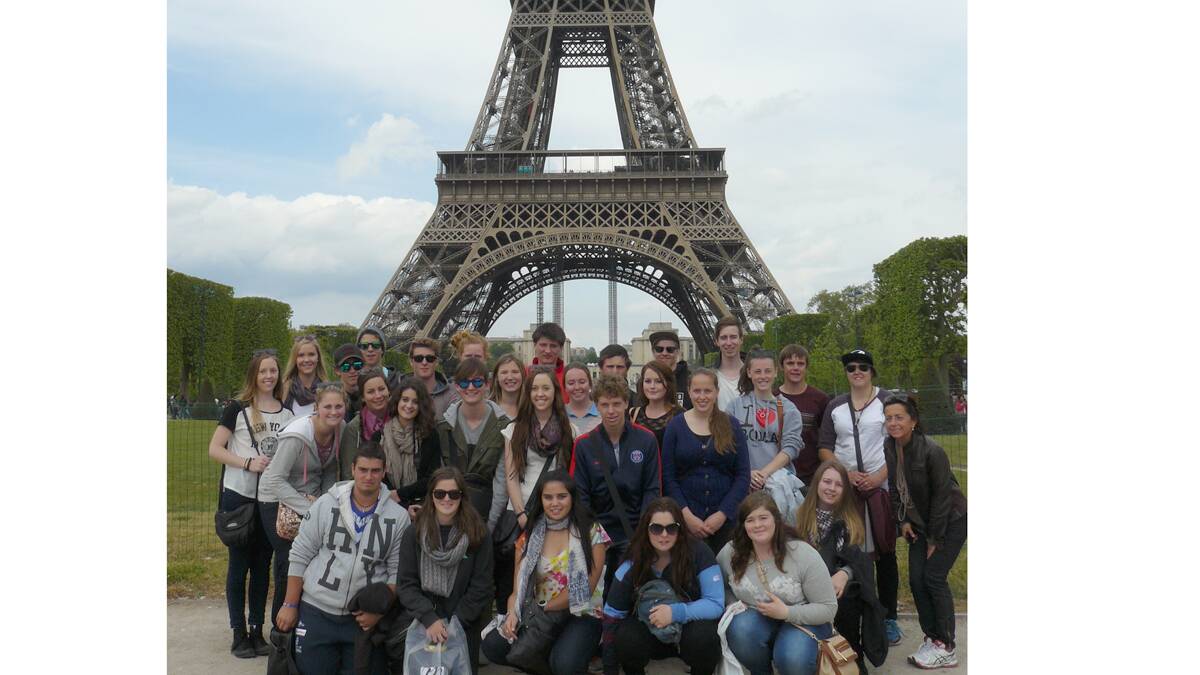 POSTCARD FROM PARIS: FOUR Bombala High School students, together with 25 fellow students from Monaro High School in Cooma, have returned from a 16-day tour of Europe to further their studies in modern and ancient history in preparation for their Higher School Certificate. 