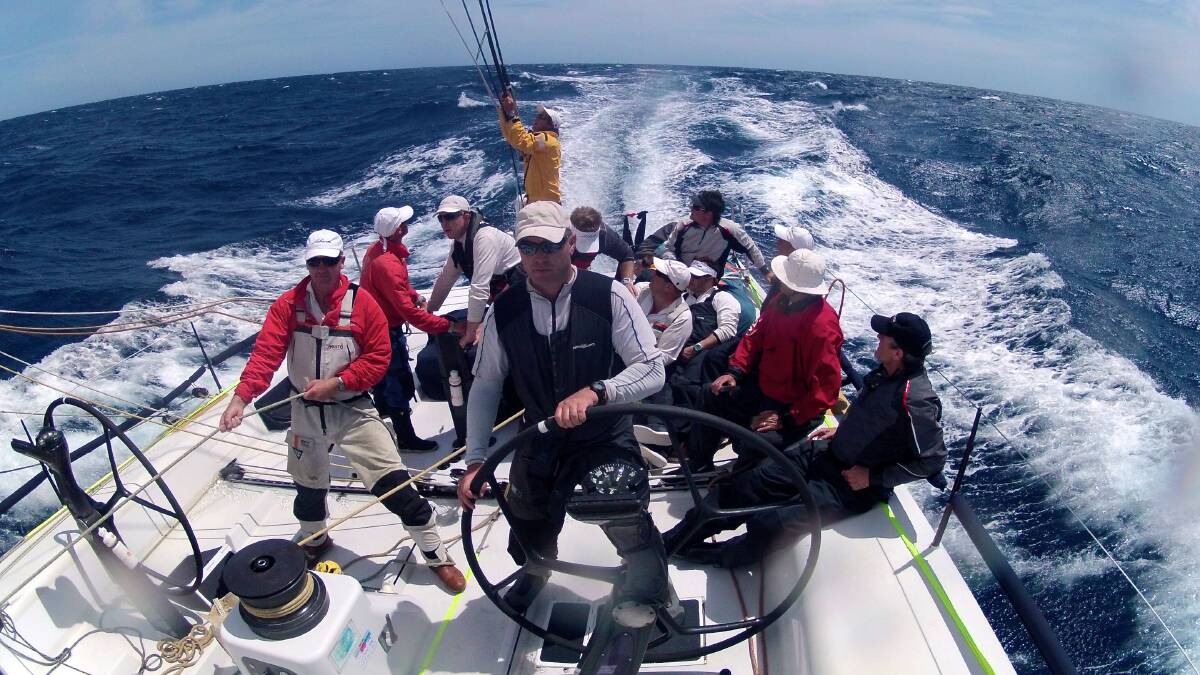 Photo from a GoPro camera on one of the boats in last year's event.