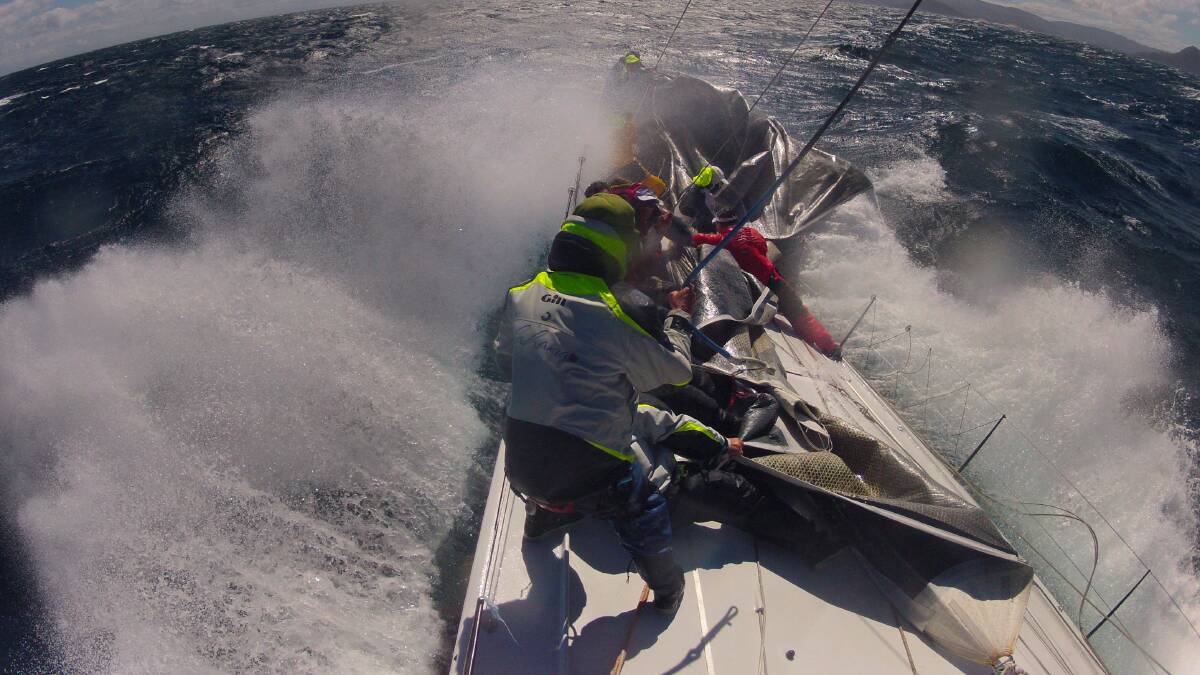 Canditions can get tough aboard all boats in the Sydney to Hobart.