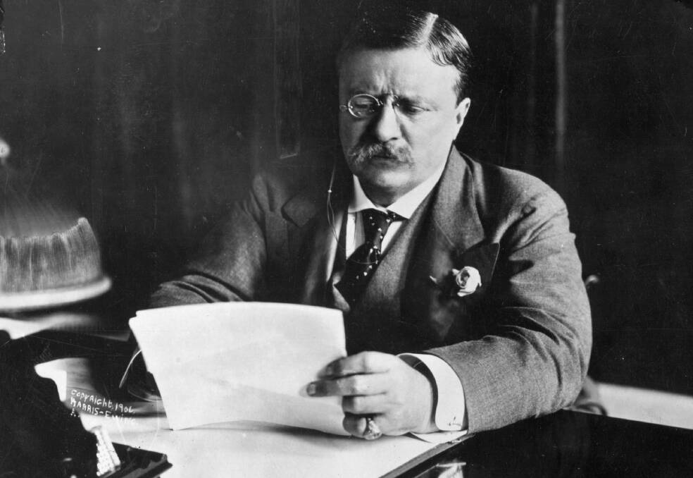 American President Theodore Roosevelt. Getty images