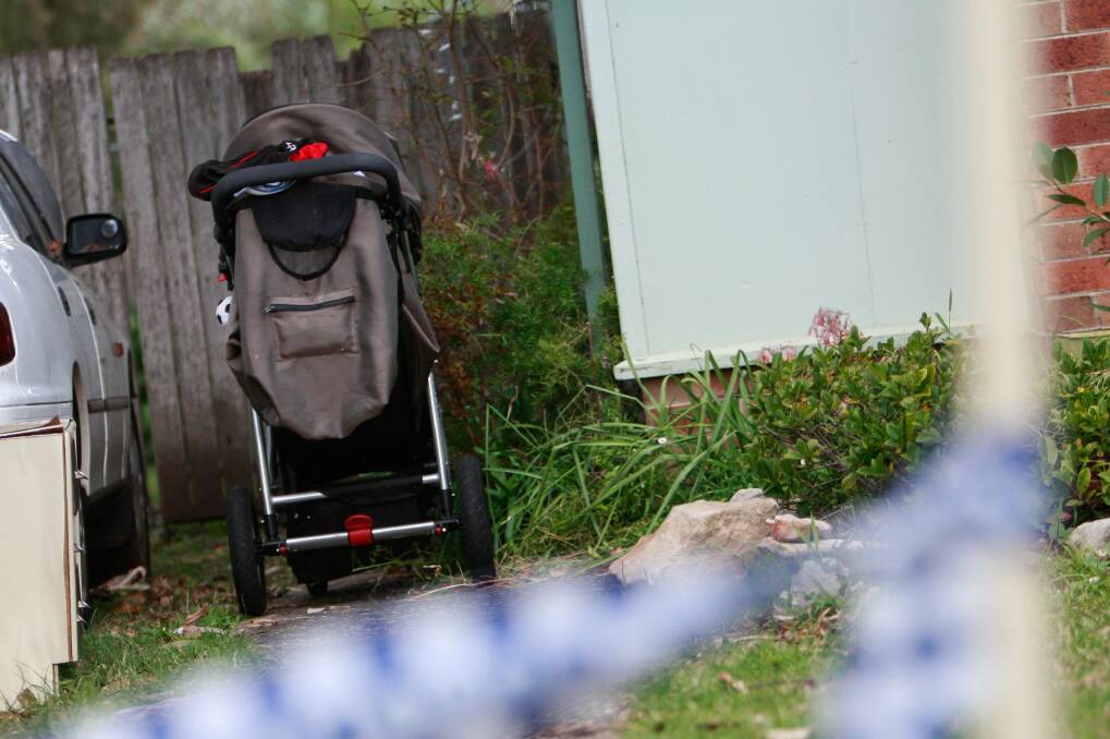 Police are investigating the discovery of a woman's body and a critically ill baby at Woonona  on Tuesday afternoon. Picture: CHRISTOPHER CHAN