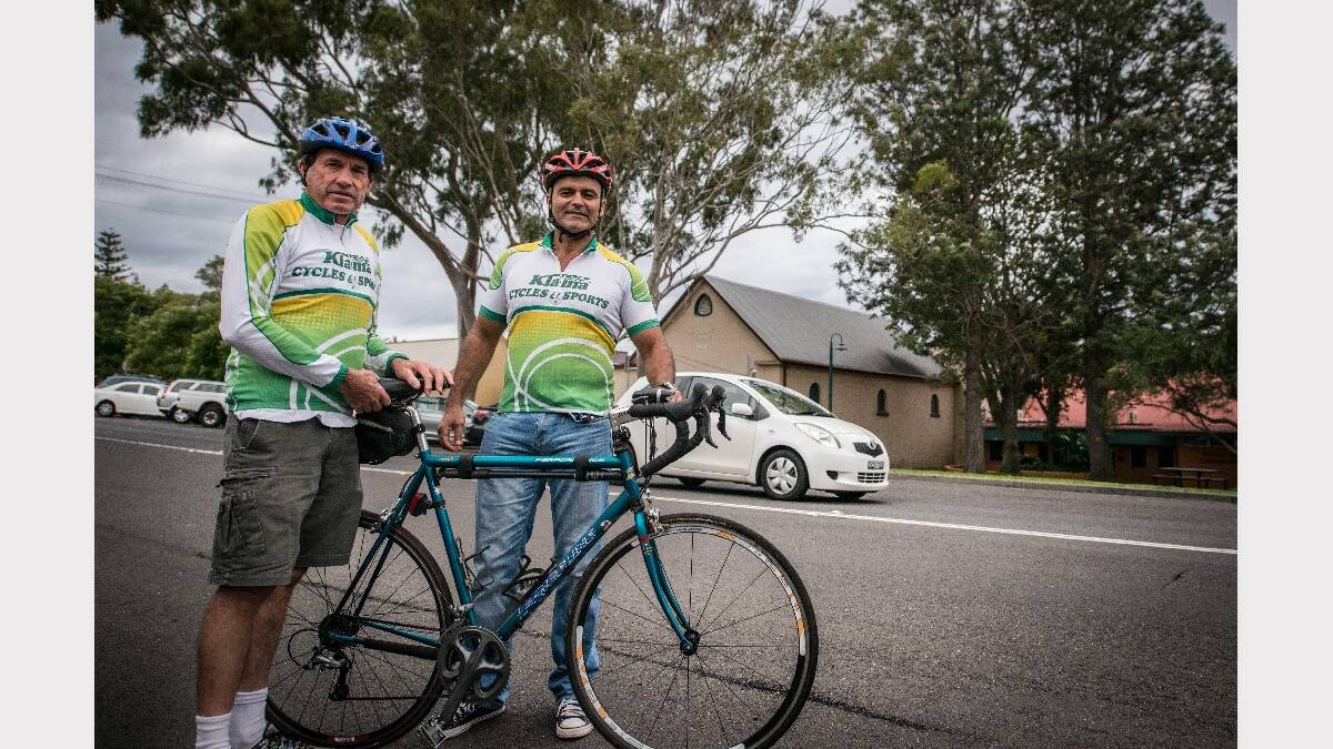 KIAMA: Members of the Kiama Bicycle Users Group Ross Mansell and member Tony Camilleri believe new laws requiring a greater distance between cyclists and motorists would be too hard to police