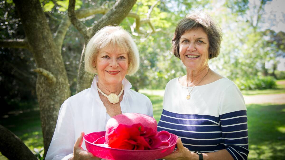 JAMBEROO: Jamberoo’s Red Cross are organising a Garden Party on March 29 to celebrate 100 years Pictured are Leslie Curnow and Robin Lawson. 