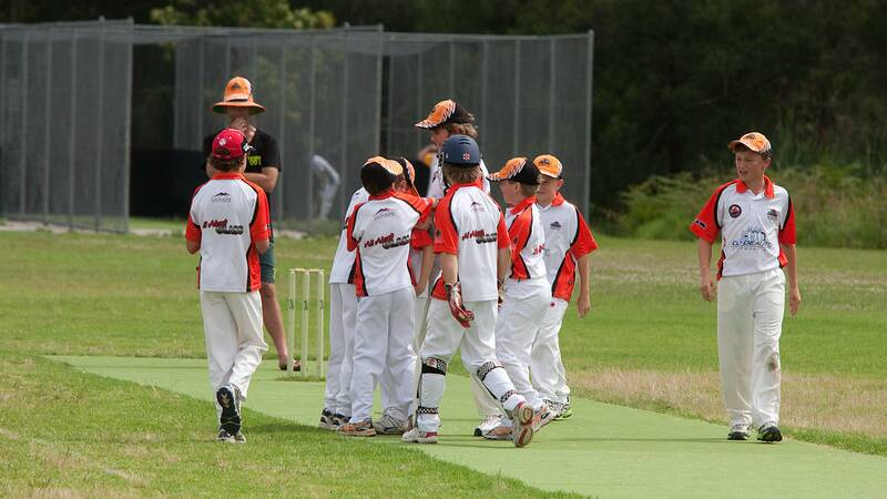 BATEMANS BAY: The under 12s Tigers celebrate a wicket against Bomaderry Ex-Servos on Saturday.  