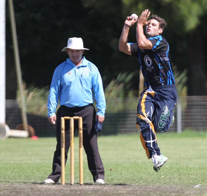 KIAMA: 
Kerrod White in action during Saturday’s Summers T20 final. Picture: DAVID HALL
 
