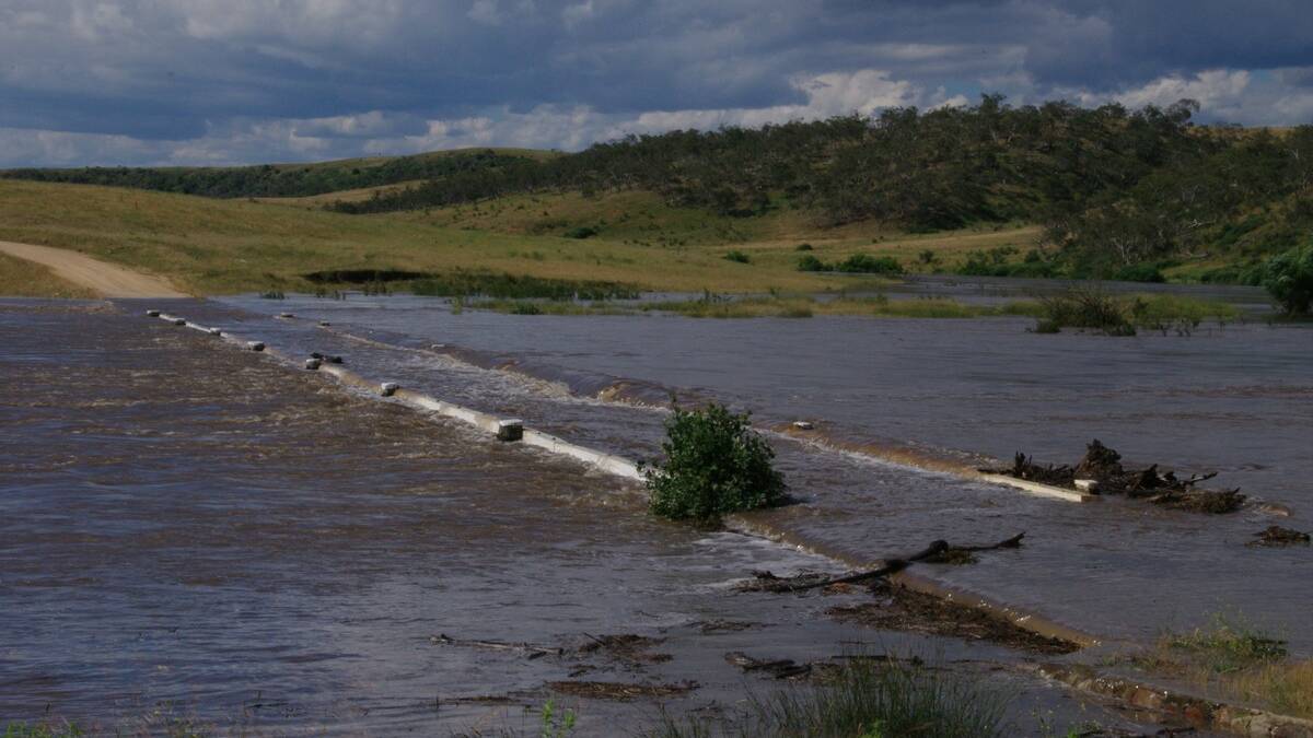 The Bombala River peaked at four metres on the afternoon of December 7, exceeding the minor flood level of three metres. The waters receded in the evening, but Mahratta Street remained closed into Monday, and minor damage was done to the footbridges and some rural roads. 