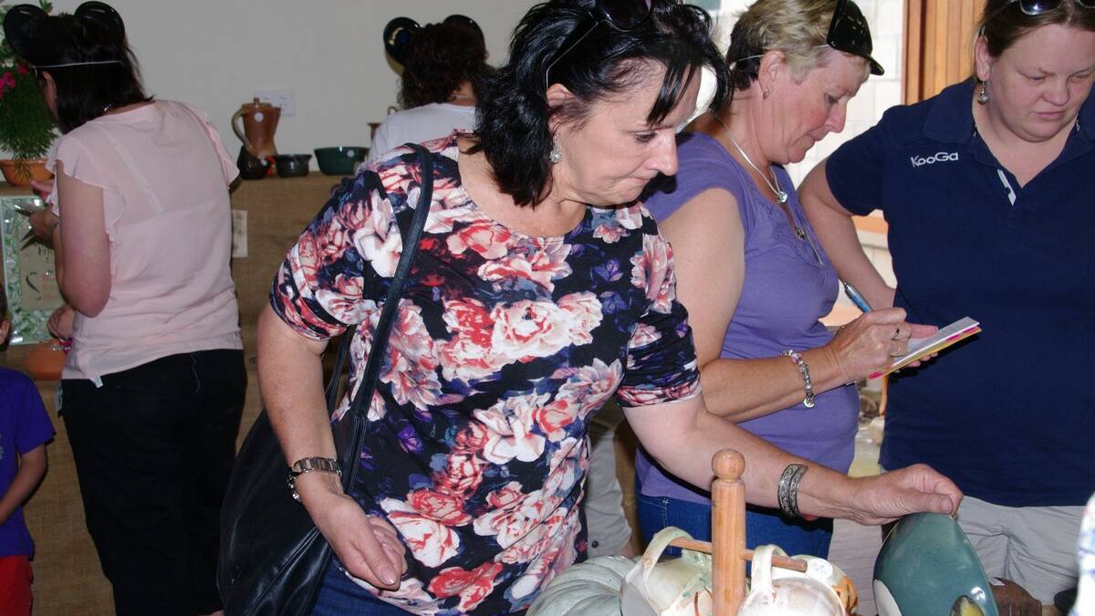 Many a bargain was snapped up at this year's Ando Art and Craft Sale,with some beautiful and unique creations being admired.
