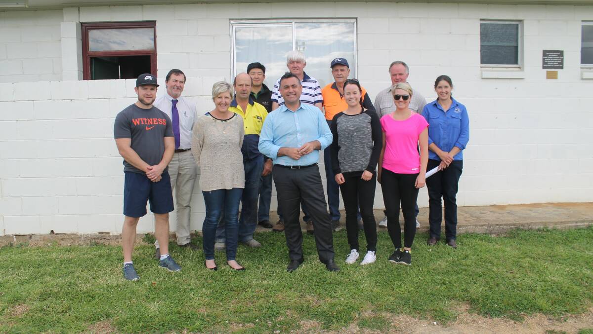Stakeholders of the Bombala Exhibition Ground and MP Barilaro have been pleased to see a successful grant awarded to upgrade the toilet and changeroom facilities at the showground. 