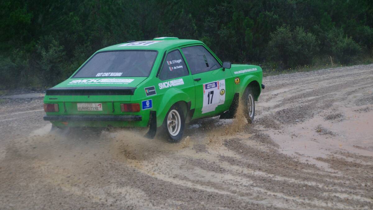 Wet and wild Car Rally
