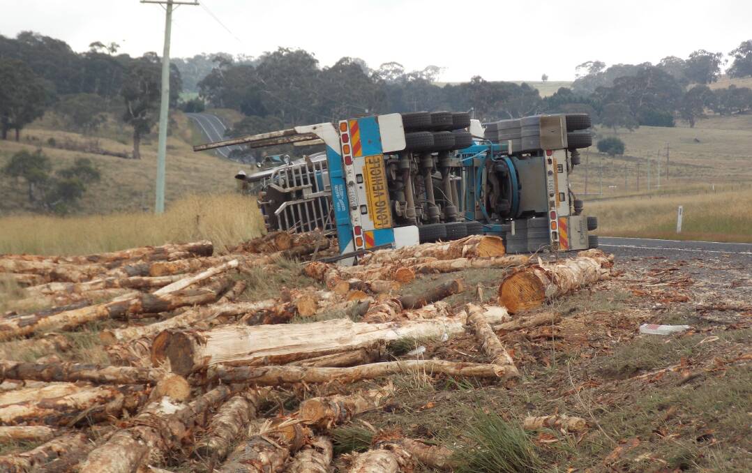 Thankfully the truck driver only sustained minor injuries in the accident.