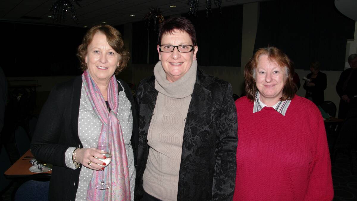 Jenny Robinson, Louise Cole and Margaret Cotterill were among the local business people networking at the Christmas in July gathering.  
