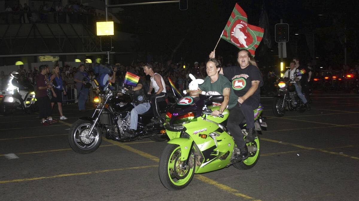 Sydney Gay and Lesbian Mardi Gras, 2002. Picture: Getty Images