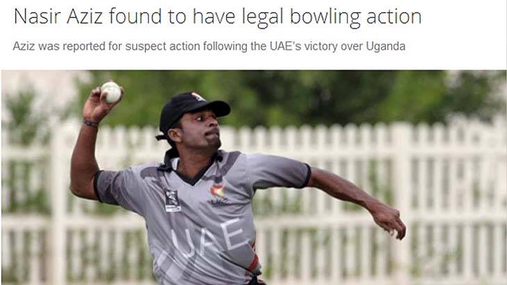 Nasir Aziz as pictured on the ICC website. Photo: Supplied