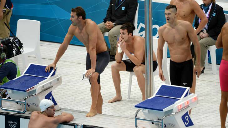 James Magnussen felt added pressure after he and his teammates finished a disappointing fourth in the 4 x 100m freestyle at the London Olympics. Photo: Pat Scala