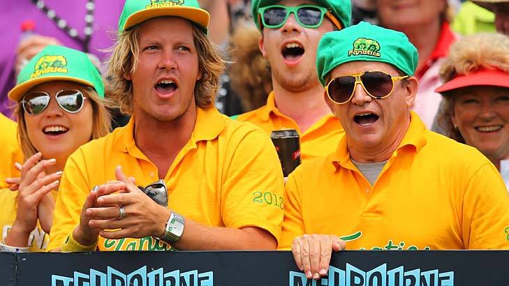 The final day at Royal Melbourne has brought out the Fanatics. Photo: Getty Images