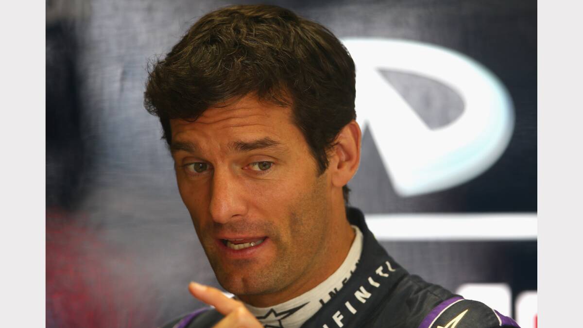 Mark Webber has qualified fourth for the Brazilian Grand Prix, his final race of his Formula One career. Photo: Getty Images. 