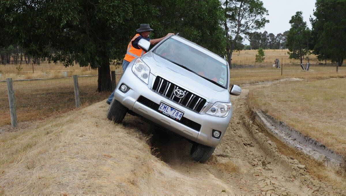 Our reporter Gav McGrath puts the Prado through its paces. Picture and Video: Justin Whitelock