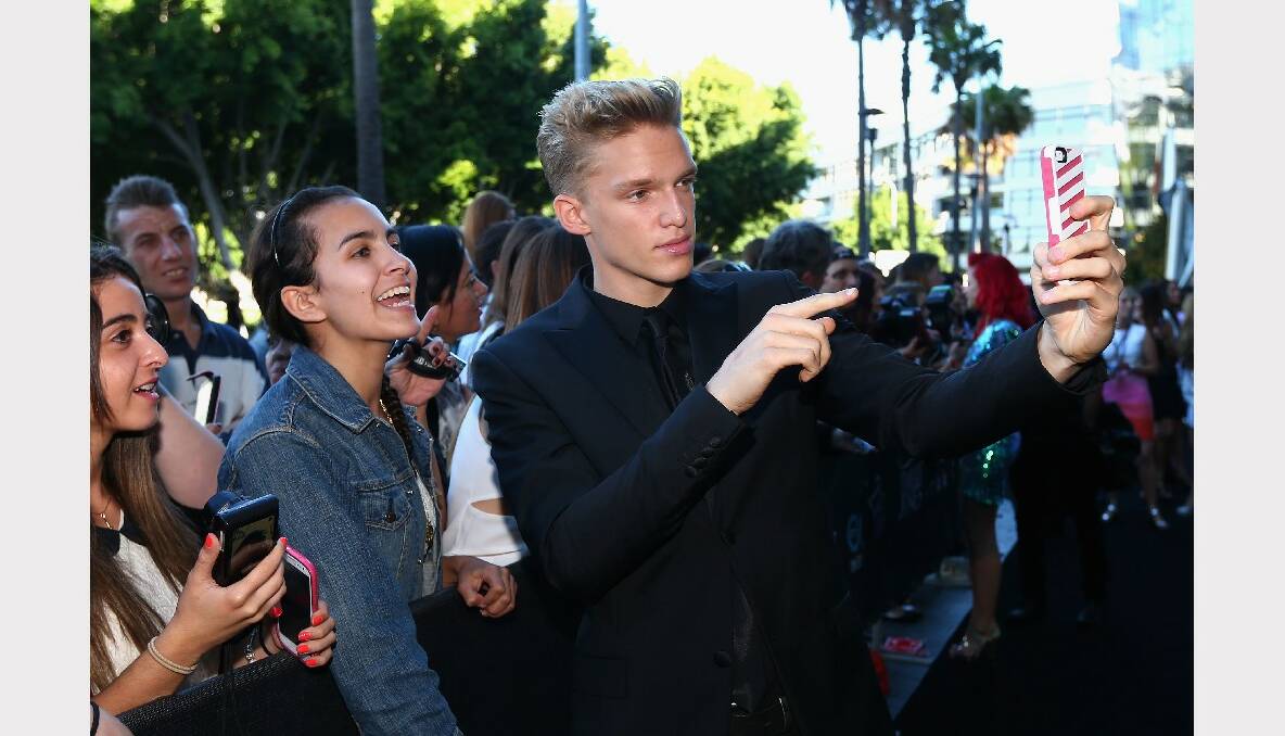Cody Simpson arrives at the 27th Annual ARIA Awards. Picture: GETTY IMAGES
