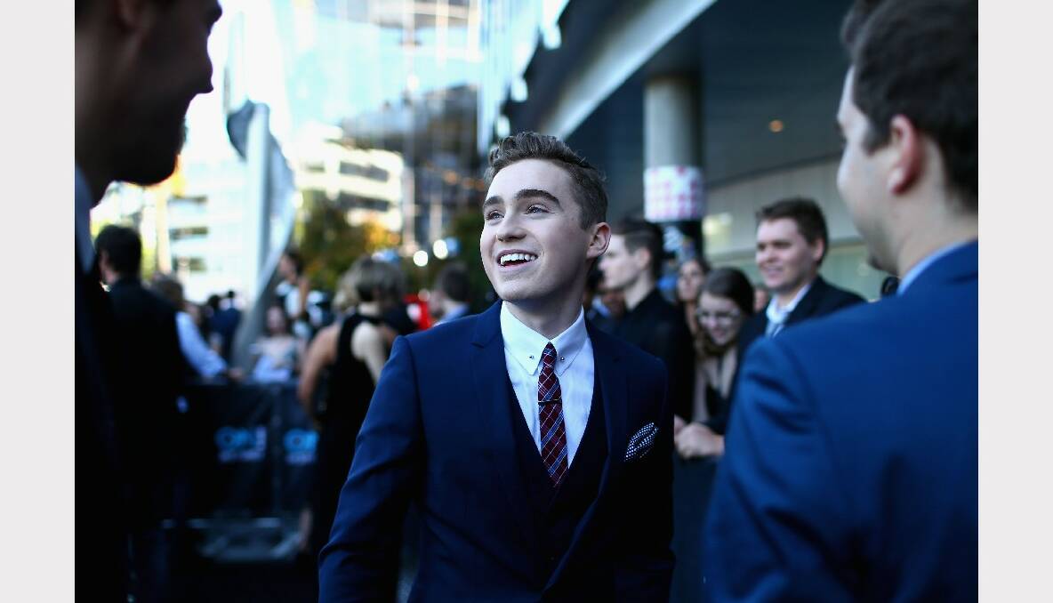 Harrison Craig arrives at the 27th Annual ARIA Awards. Picture: GETTY IMAGES
