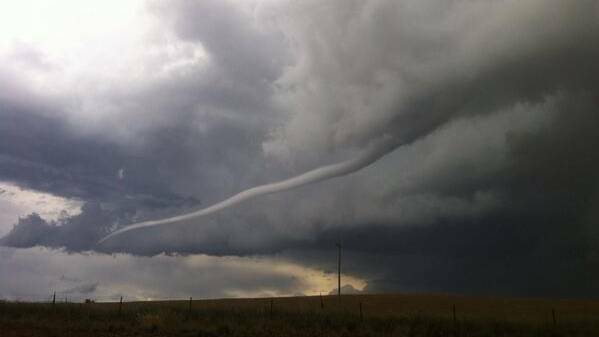 COOMA: Lucy Stevenson was travelling back to Canberra from family Christmas celebrations when they spotted this storm coming in north of Cooma.