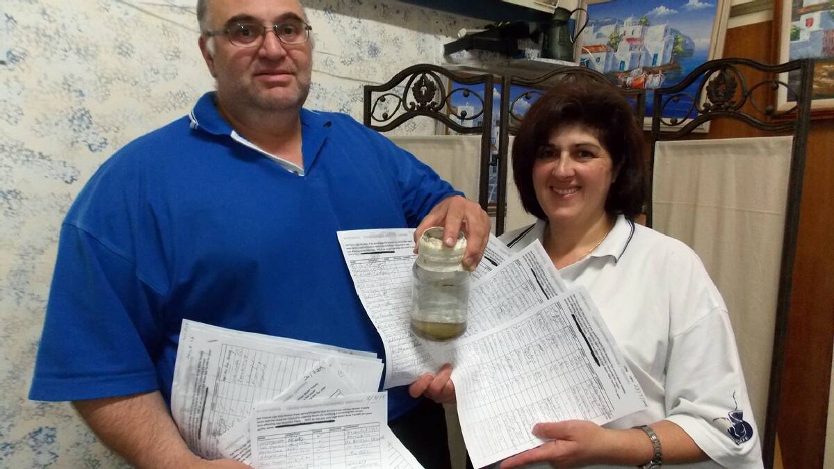 BOMBALA: Arthur and Dina Dracopoulos took a community survey and water samples to the Bombala Council in November, and feel confident progress will now be made on improving the quality of the town water supply.