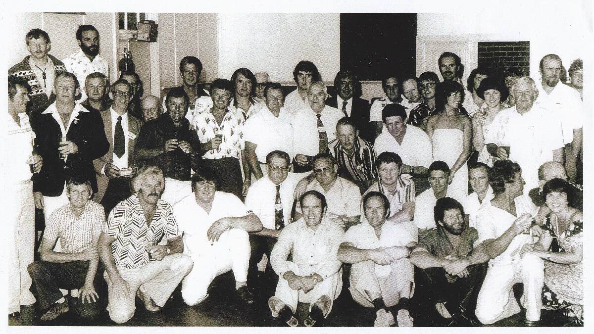 PAMBULA: Pambula Surf Life Saving Club’s reunion in 1979. Many of the faces in this photo will be back to celebrate the club's Centenary on Saturday 25 January. 