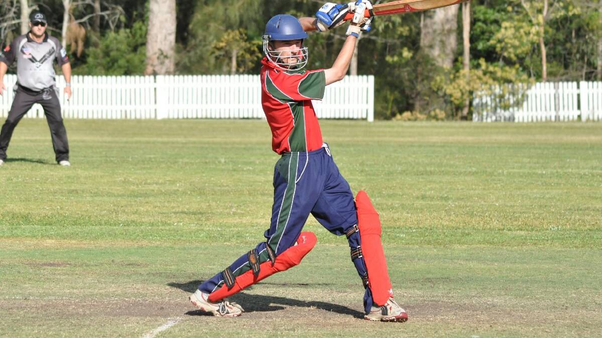 BAY AND BASIN: : Bay and   Basin’s top scorer Brad Miller is   about to be caught for 24 against   Berry-Shoalhaven Heads on Saturday.   Photo: PATRICK FAHY