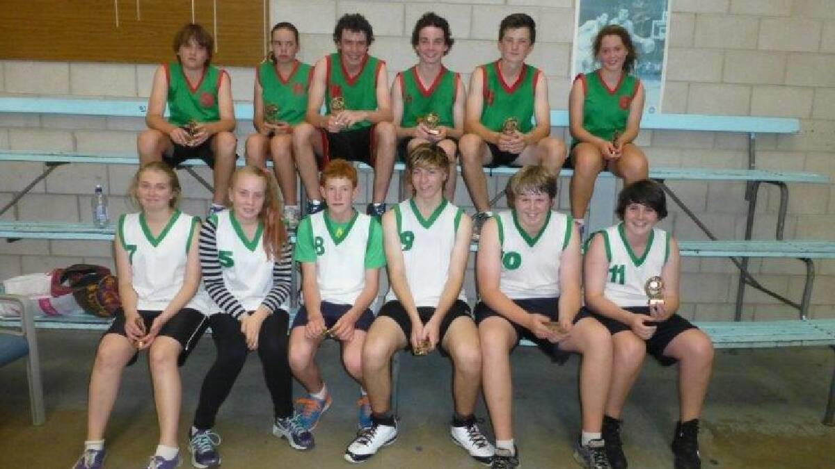  MORUYA: The Toffee Apples (green) beat the Cool Mints (white) in the Moruya Basketball under 16s grand final.