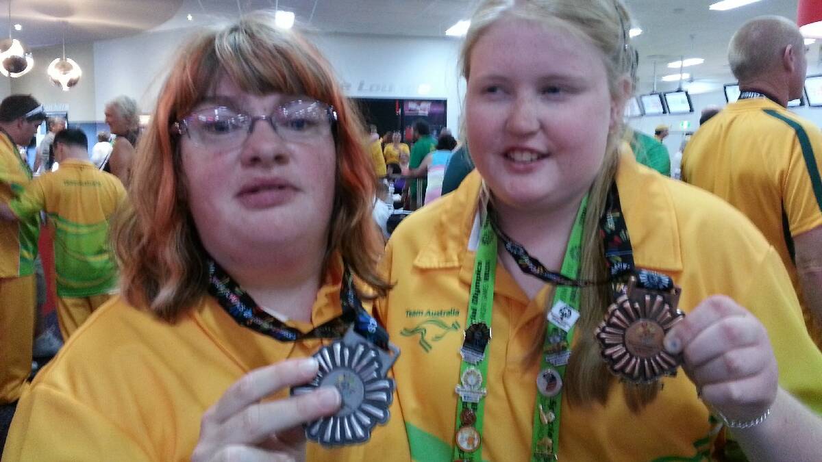 MORUYA: Amy Lockton won silver and Heidi Jay took home bronze in the singles tenpin bowling at the Special Olympics Asia Pacific Games. 