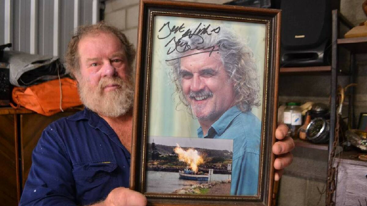 NAROOMA: Charter boat skipper Keith Appleby is about to retire after 30 years of taking people out to sea and what a career it has been. Comedian and actor Billy Connelly became mates with Keith Appleby during the filming of “The man who sued God”.