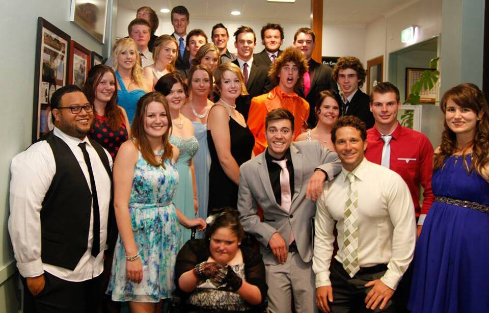 The Year 12 class of 2013, with their Year Advisors, celebrated the end of school on Saturday.