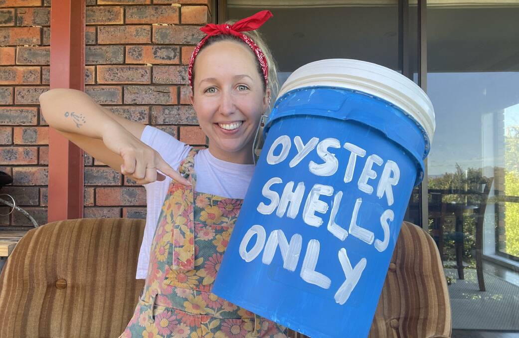 Alex King, sustainability education officer at Eurobodalla Shire Council, is introducing several initiatives to the Narooma Oyster Festival 2023 to divert material from landfill. Picture supplied.