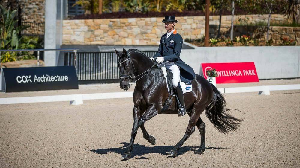 Australian Grand Prix Dressage Champion Brett Parbery is moving his operation to Willinga Park, at Bawley Point. Picture: Stephen Mowbray.