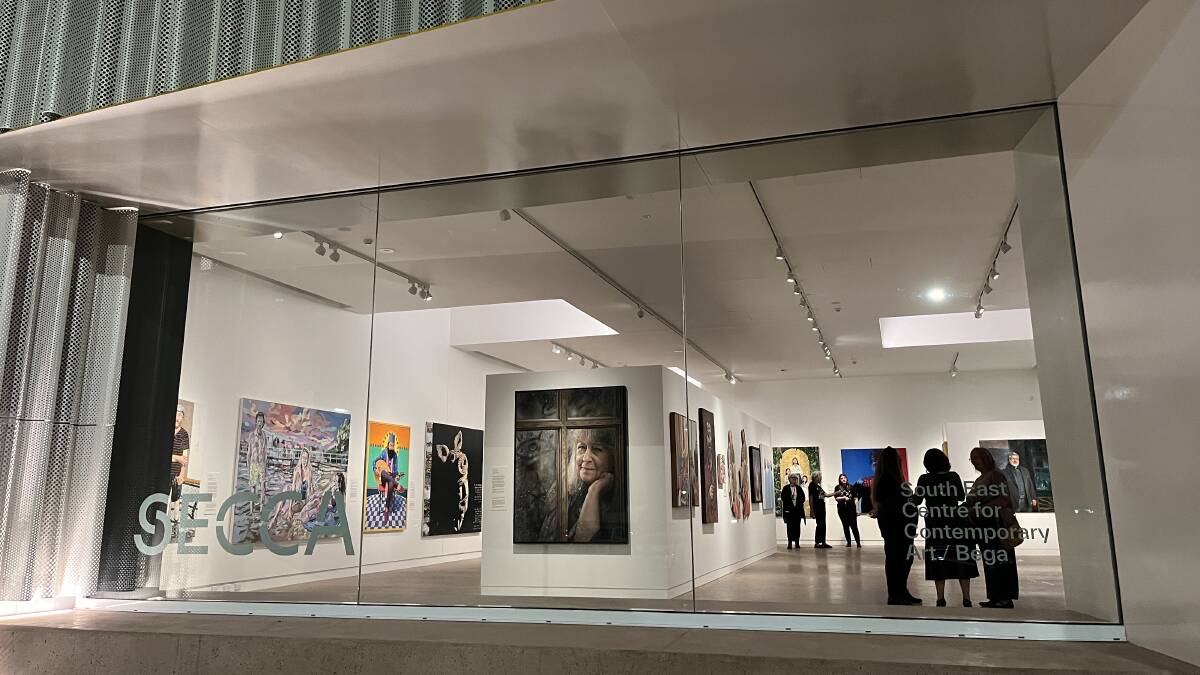 The Archibald Prize Exhibition at SECCA in early 2024. Picture by James Parker