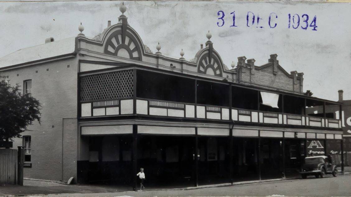 Bega Hotel, Bega. Picture from the collection of the Noel Butlin Archives Centre, Australian National University. Republished with permission