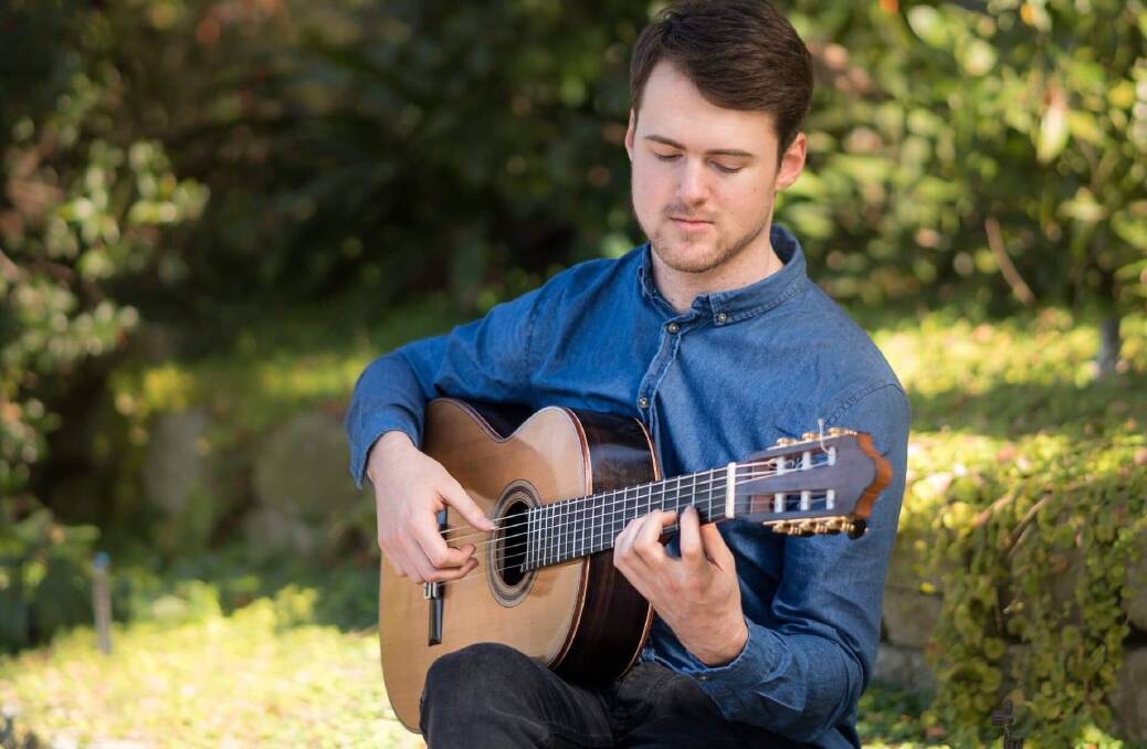 ENTERTAINING: Classical guitarist Heathcliffe Auchinachie is among a group of Conservatorium of Music musicians heading to Bombala next week as part of the annual Great Southern Tour.