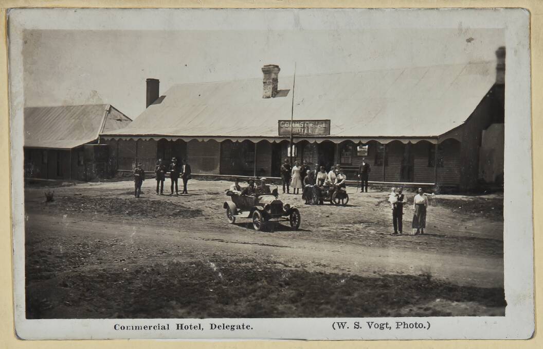 Delegate Hotel, Delegate. Picture from the collection of the Noel Butlin Archives Centre, Australian National University. Republished with permission