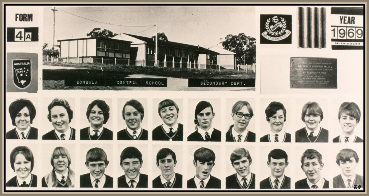 Class 4A at Bombala Central School in 1969. Are there any faces in this you recognise?