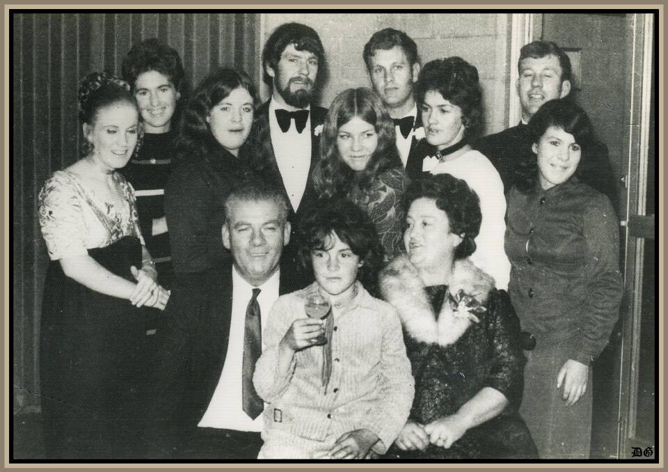 GOLDEN OLDIE: The Collins family of Delegate gathered for a family event in 1971, but who are those pictured here?