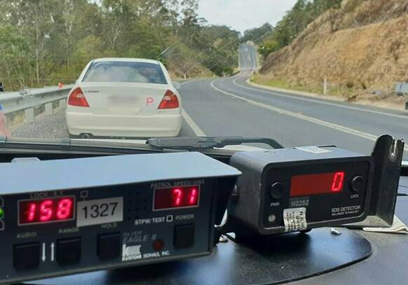 Picture posted by NSW Police Traffic and Highway Command