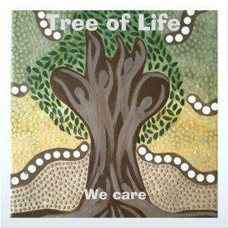 The Tree of Life Eden suicide protection programs providing these stickers for business owners who complete the training to place in their shop windows.