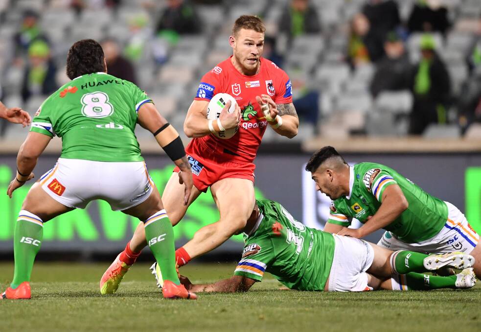 Euan Aitken has played 119 games for the Dragons over the past six seasons. Photo: NRL Imagery