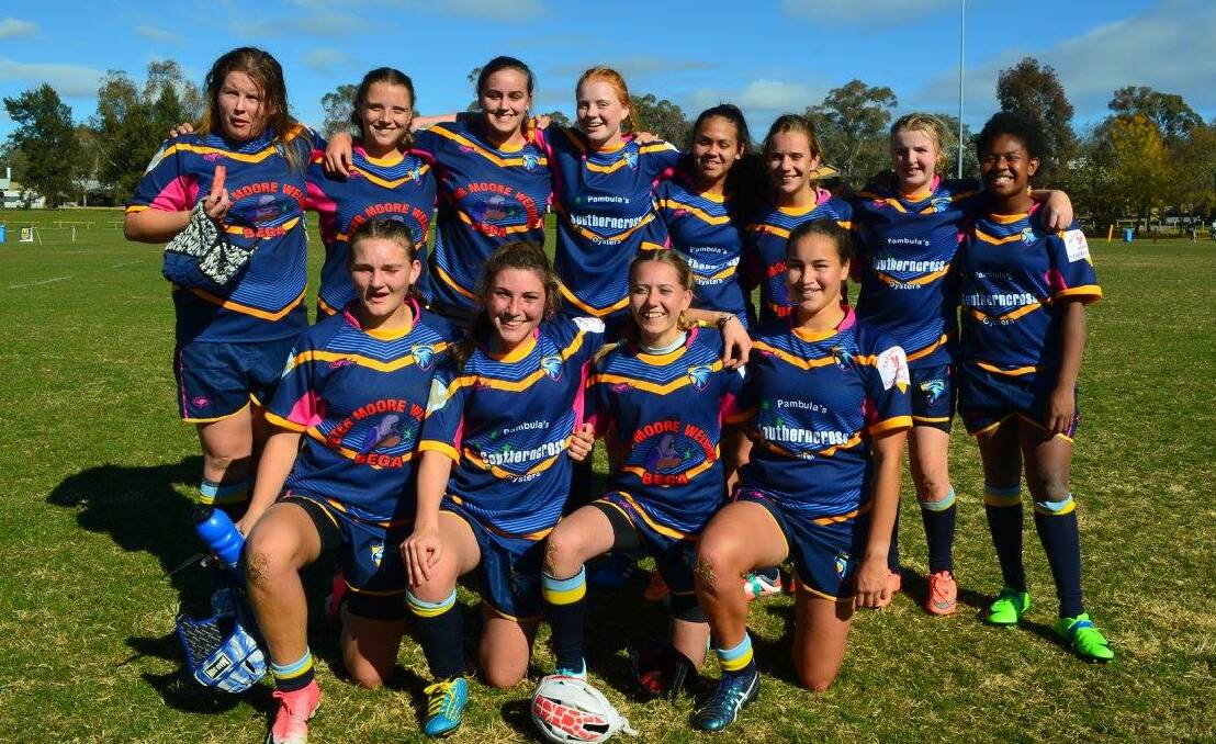 FALCON FORCE: Far South Coast Falcons Under 15s girls team were the Minor Premiers in the ACT & SNSW Girls Rugby 10s competition last year.