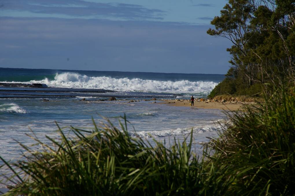 LOVELY: Spring is here and Mollymook Beach is a great place to take advantage of warmer days.