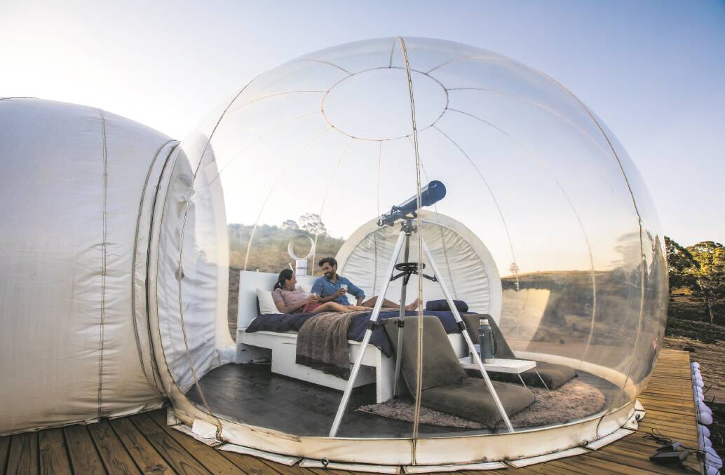 Life in a dome at Bubbletent.