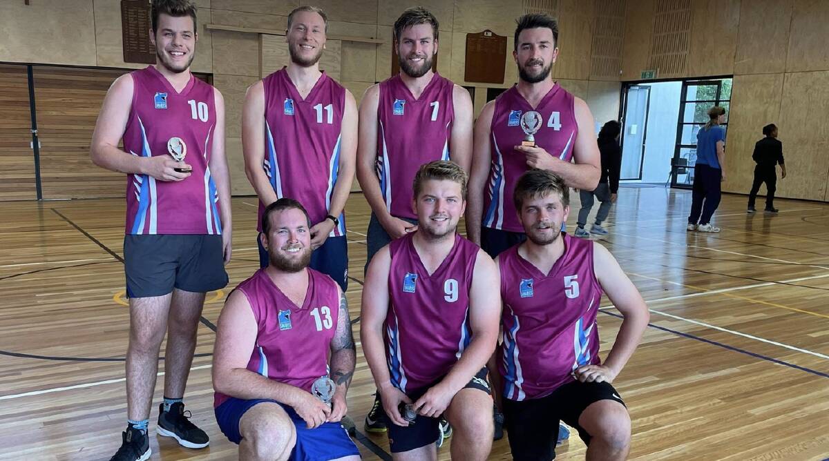 Merimbula men's basketball grand finalists, the 'Toon Squad' finished runners-up. 