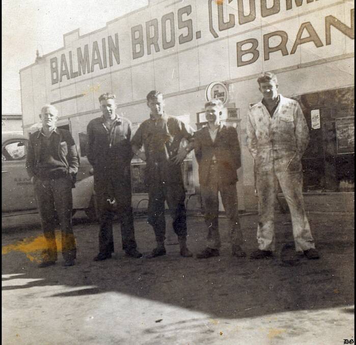 GOLDEN OLDIE: This week's Bombala Times Golden Oldie takes us back to Balmain Brothers Motors, Bombala taken in the ‘40’s. Do you recognise anyone? We would love to hear from you if you do.