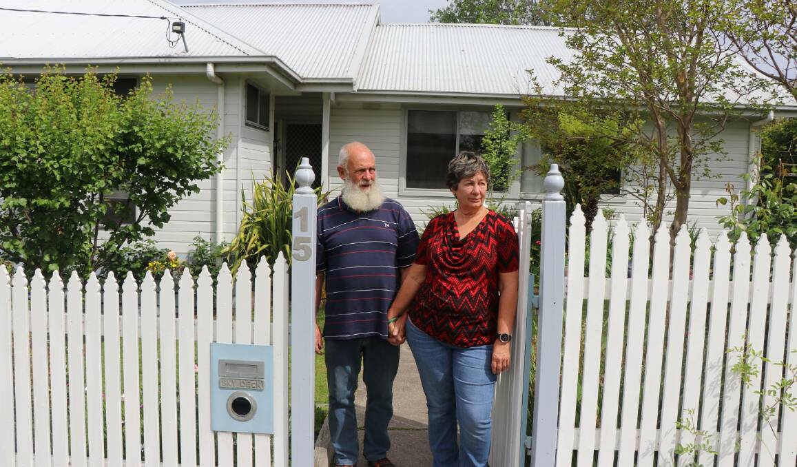 Ken and Sue Smith were forced to evacuate their home of more than 30 years during the unprecedented bushfires earlier this year. Photo CFA.